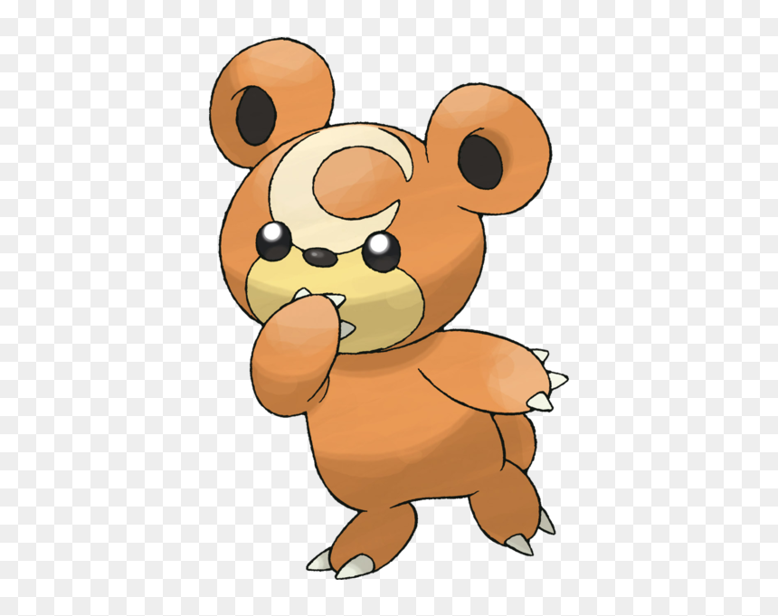 Teddiursa Pokemon, HD Png Download - delibird png