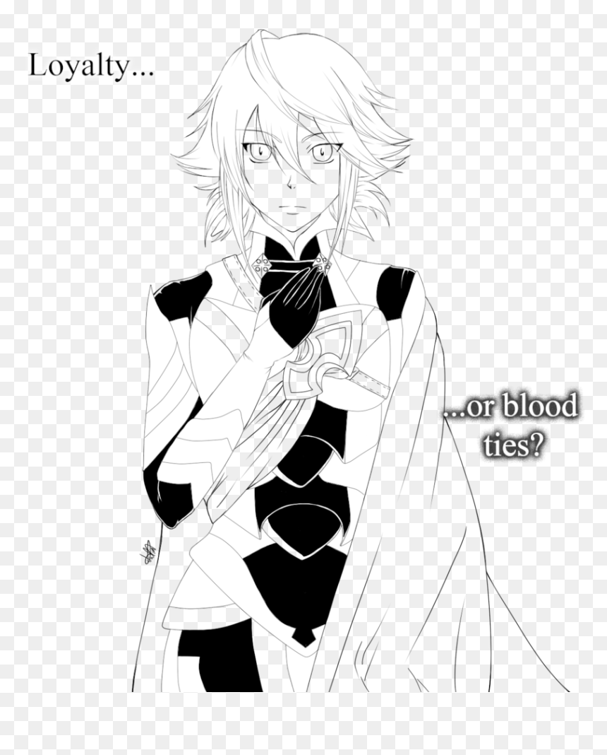 Fire Emblem Fates - Fire Emblem Line Art, HD Png Download - fire emblem fates png