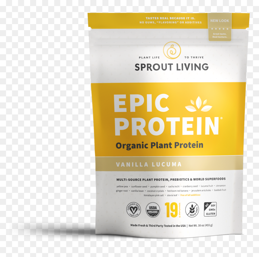 Epic Protein - Epic Protein Vainilla Png, Transparent Png - plant texture png
