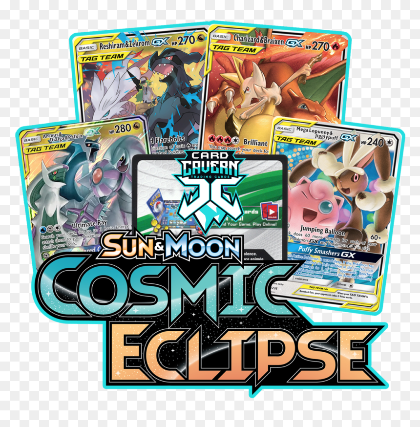 Sun And Moon Cosmic Eclipse, HD Png Download - palkia png