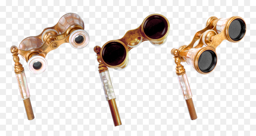 Binoculars, Theatre, Old, Lenses, Opera, Lens, Retro - Opera Távcső, HD Png Download - opera png