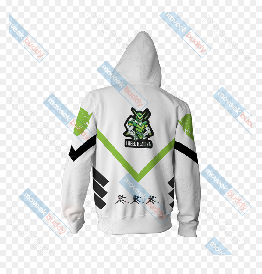 Genji Symbol Zip Up Hoodie Jacket - Desire Hoodie, HD Png Download - genji overwatch png