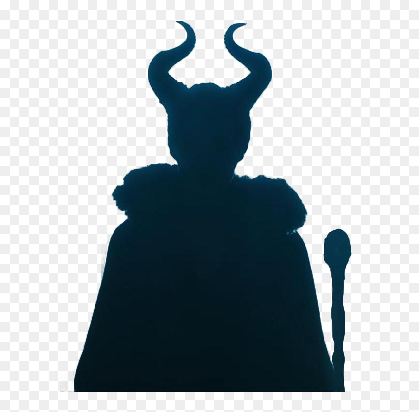 Maleficent From The Back, HD Png Download - maleficent silhouette png