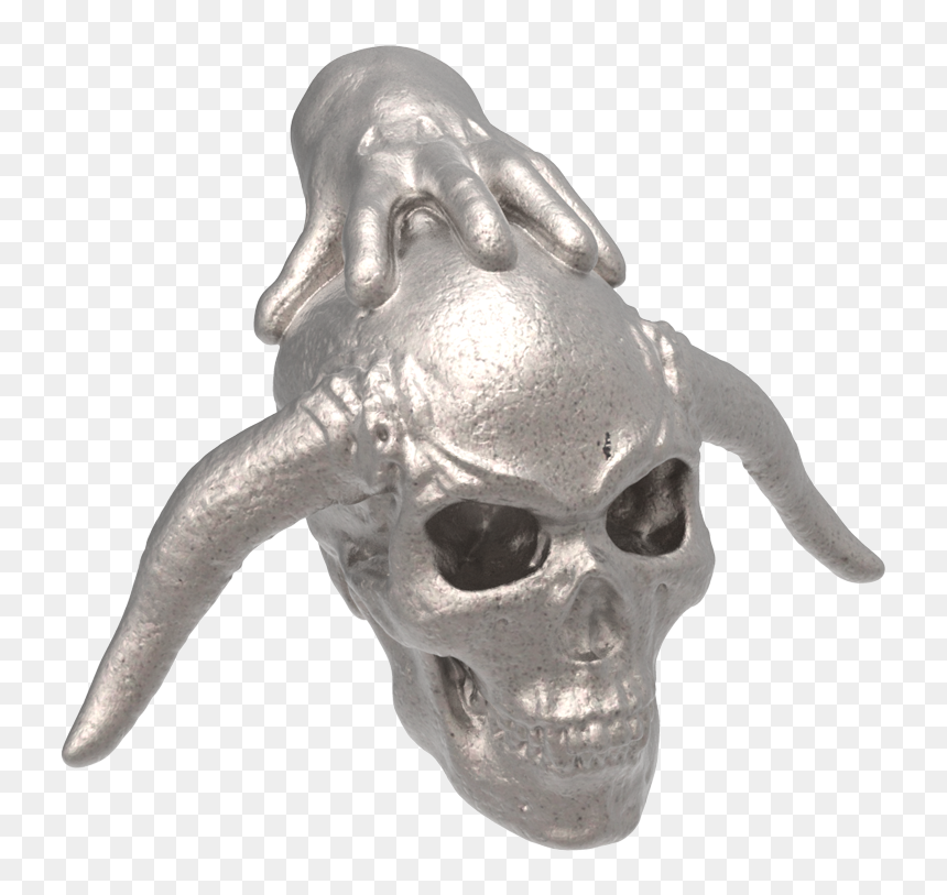Skull, HD Png Download - demon skull png
