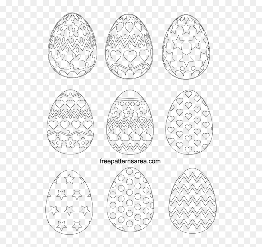 Laser Cut Uova Di Pasqua, HD Png Download - white shapes png