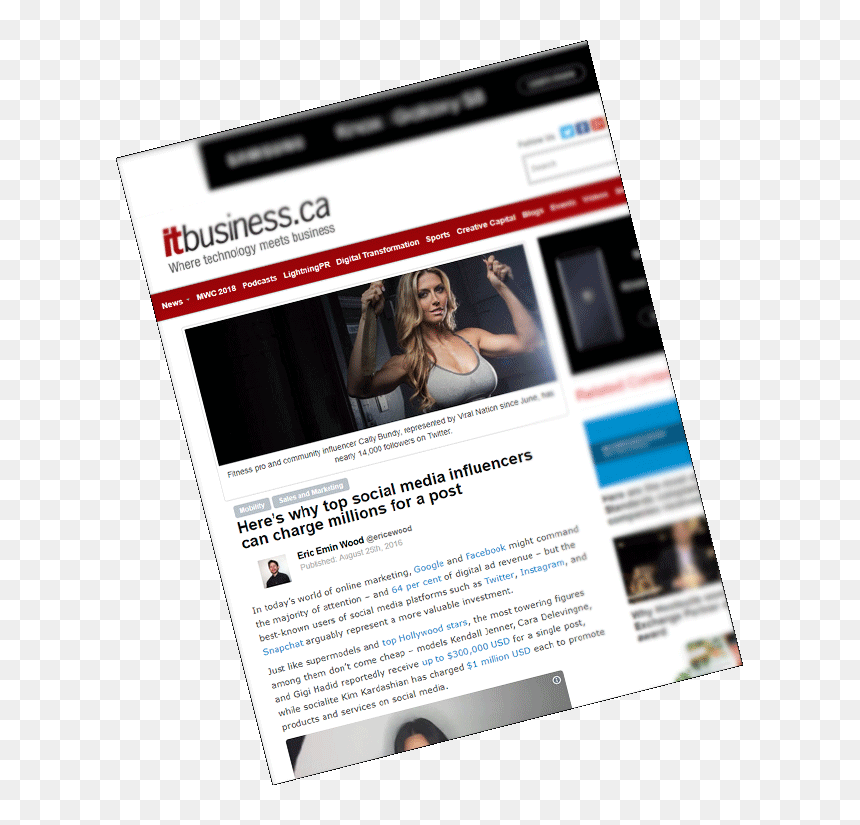 Itbusiness - Online Advertising, HD Png Download - sssniperwolf png