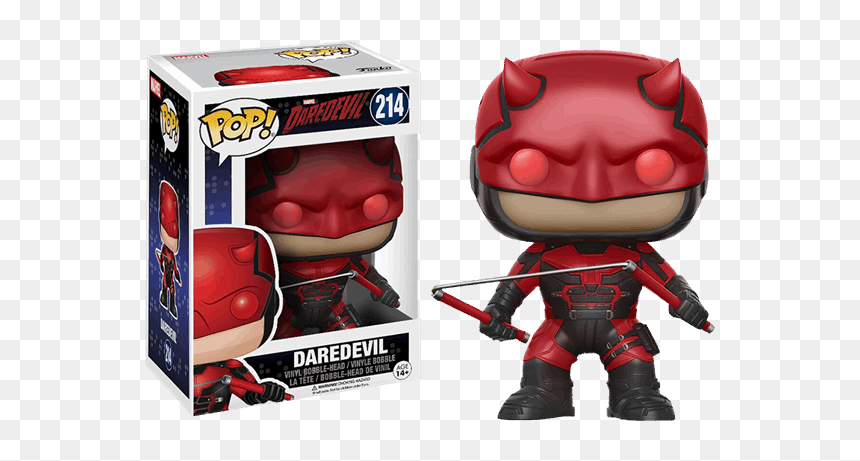 Funko Pop Marvel Daredevil, HD Png Download - daredevil comic png