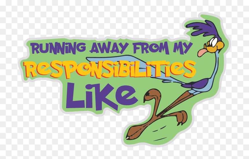 Cartoon, HD Png Download - running away png