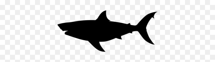 Transparent Megalodon Fish Png Image - Silhouette, Png Download - megalodon png