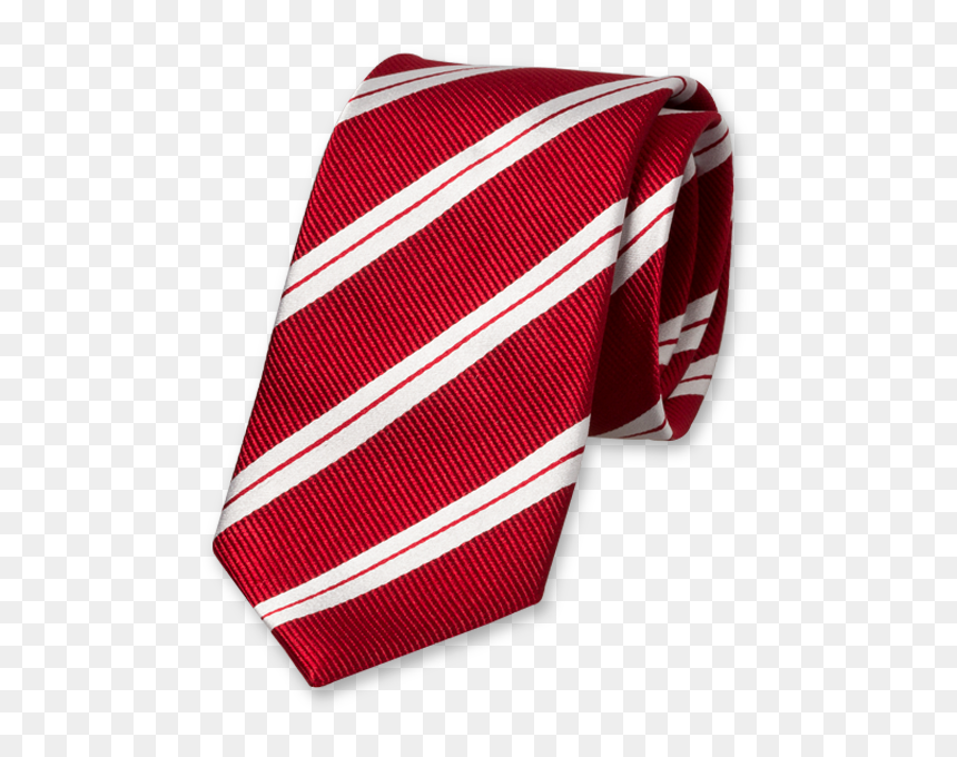 Red Tie With White Stripes - Corbata Azul Con Rayas Blancas, HD Png Download - red and white stripes png