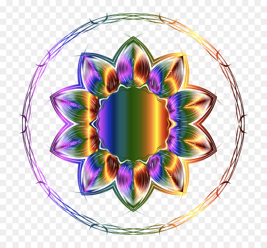 Colorful, Prismatic, Chromatic, Rainbow, Star, Abstract - Portable Network Graphics, HD Png Download - rainbow star png