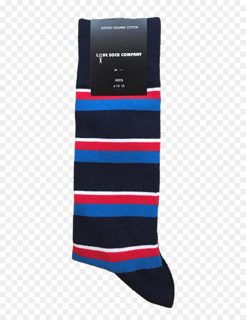 New York Socks - Navy Red White Stripe Dress Socks, HD Png Download - red and white stripes png