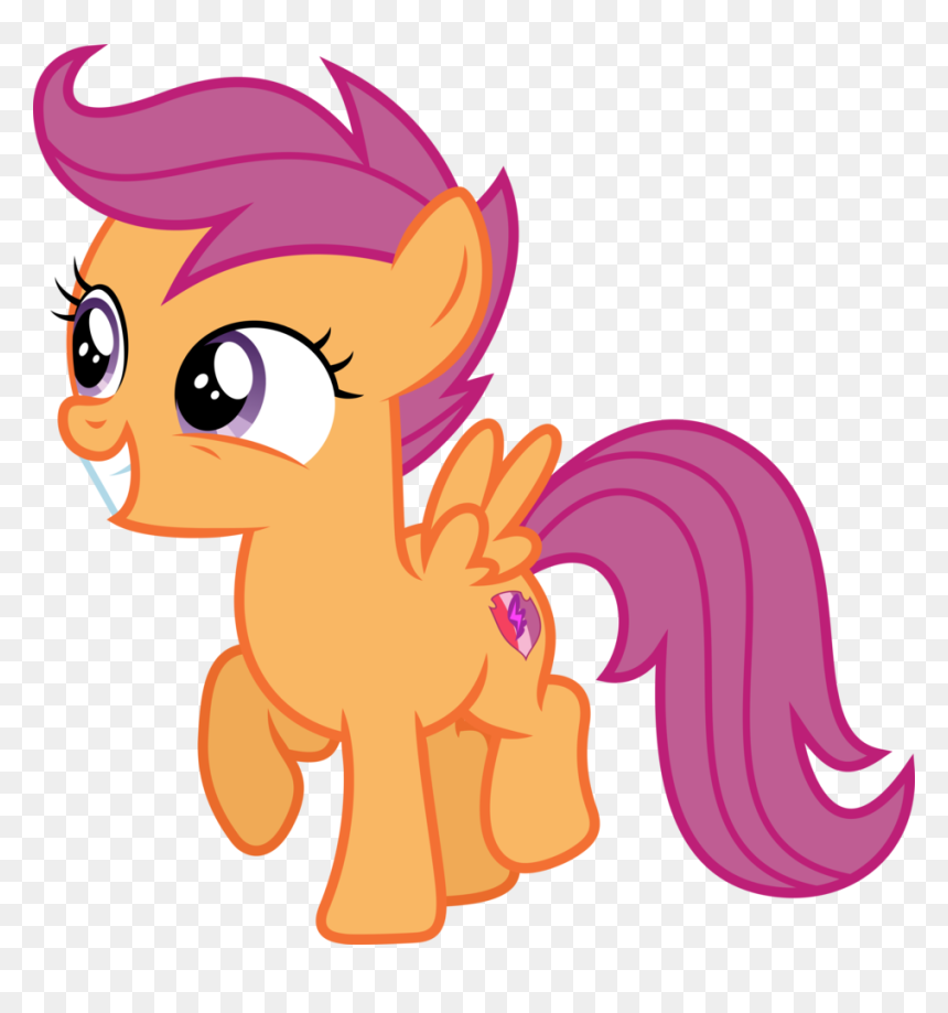 Scootaloo With Cutie Mark, HD Png Download - rainbow dash cutie mark png