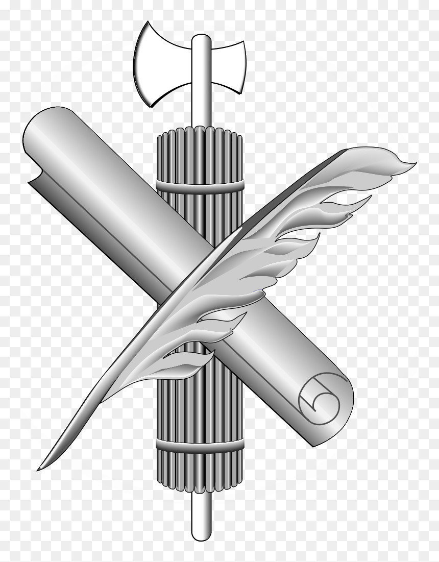 Fasces Scroll Quill - Us Courts Administrative Office Logo, HD Png Download - fasces png
