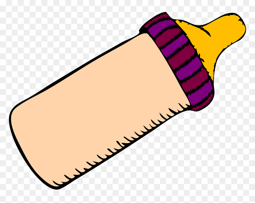 Baby Bottle Clip Art, HD Png Download - baby bottle clipart png