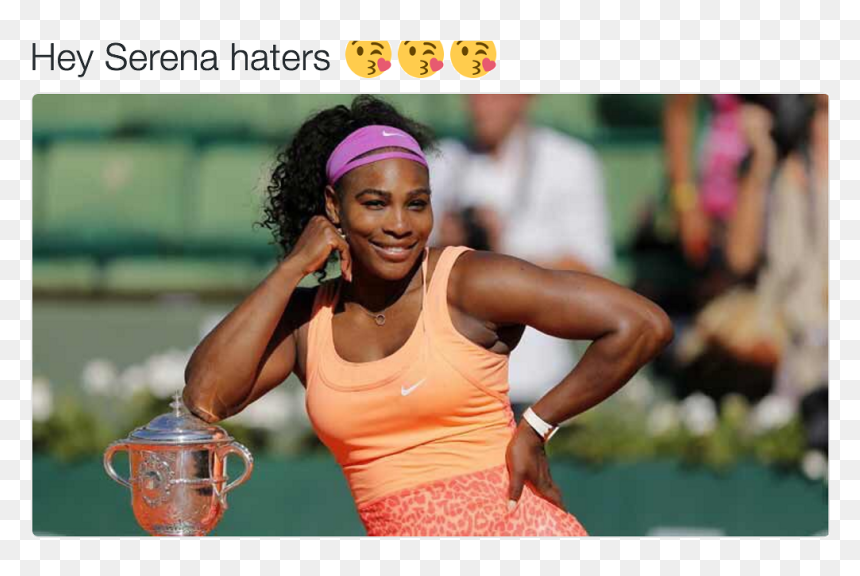 Tweet Picture - Serena Williams 2015 French Open, HD Png Download - serena williams png