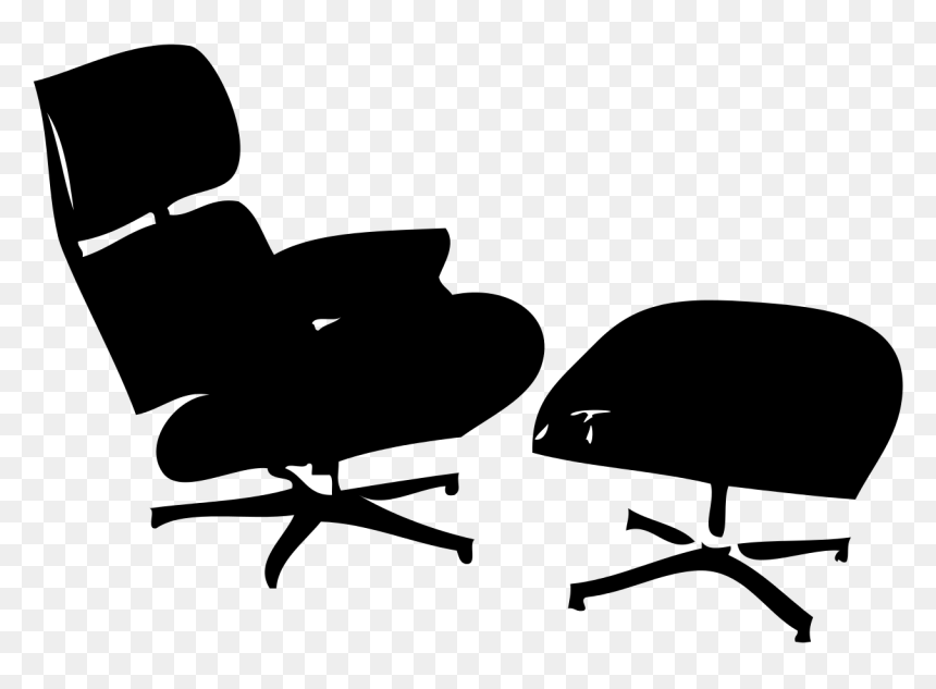Eames Lounge Chair Charles And Ray Eames Eames Fiberglass - Best Chair Of All Time, HD Png Download - white chair png