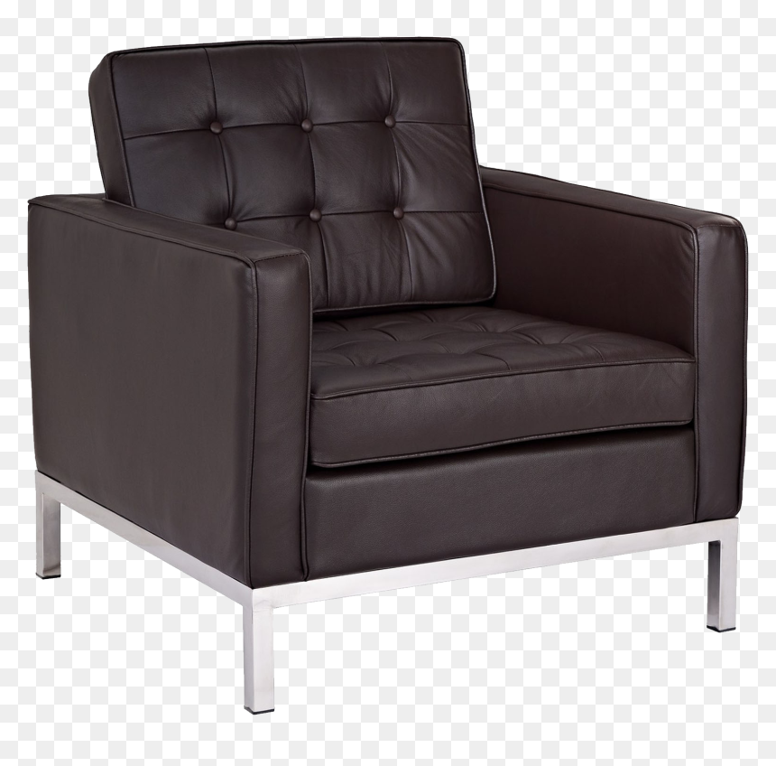 Armchair Png Image - Black Leather Armchair Png, Transparent Png - white chair png