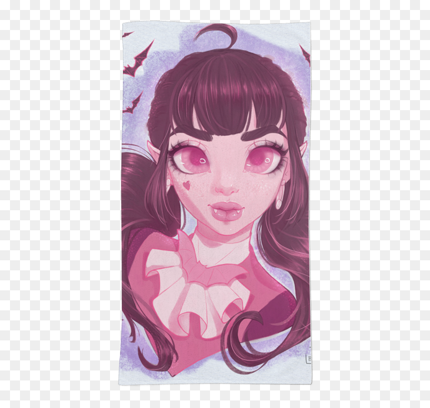 Toalha Draculaura De Fabio Bottegana - Draculaura, HD Png Download - draculaura png