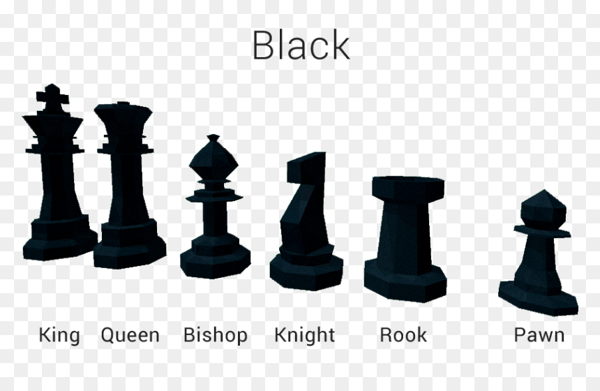 Low Poly Chess Pieces - Chess Pieces Low Poly, HD Png Download - chess pawn png