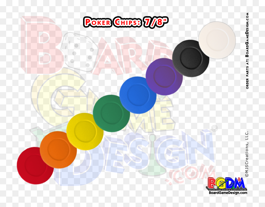 Poker Chips 7/8 - Circle, HD Png Download - monopoly pieces png