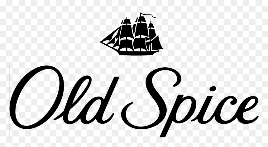 Old Spice Logo Black, HD Png Download - old boat png