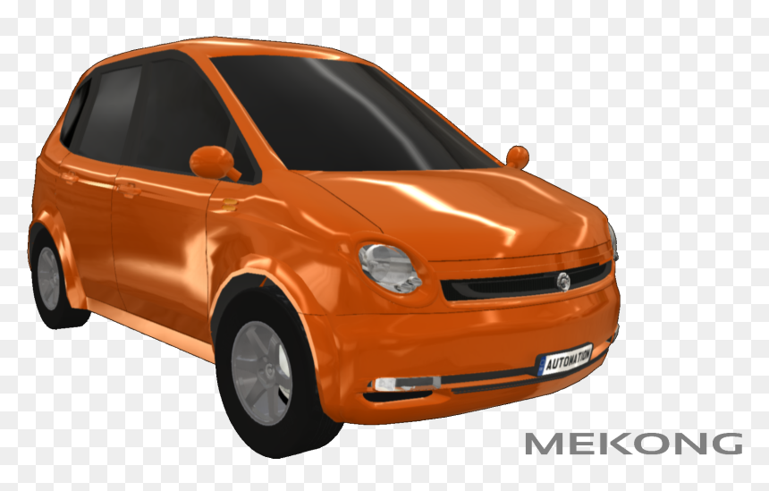 Orange Audi For Kids, HD Png Download - parked car png