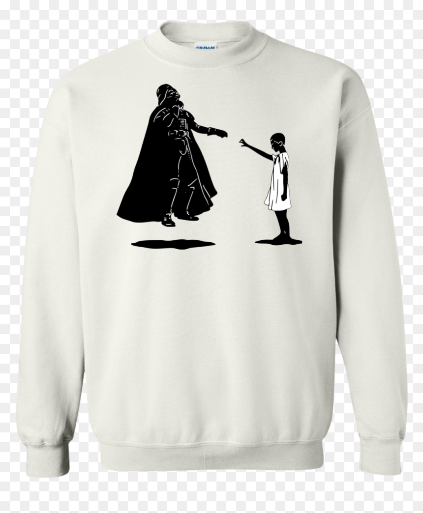 Stranger Things Eleven Vs Darth Vader Tshirt, Tank, - Funny Stranger Things T Shirts, HD Png Download - darth vader face png