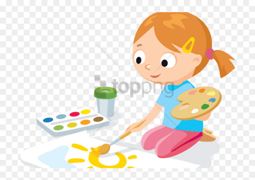 Paint Clipart Png - Kid Painting Clipart, Transparent Png - painting clipart png
