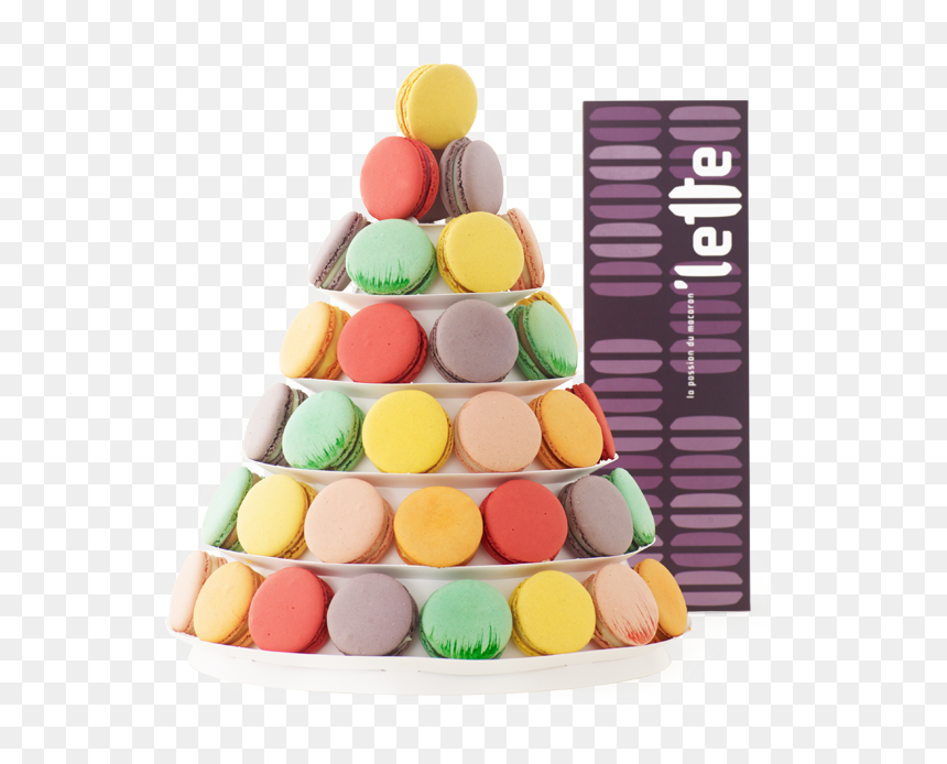 Gift Box Tower - Lette Macarons, HD Png Download - macarons png