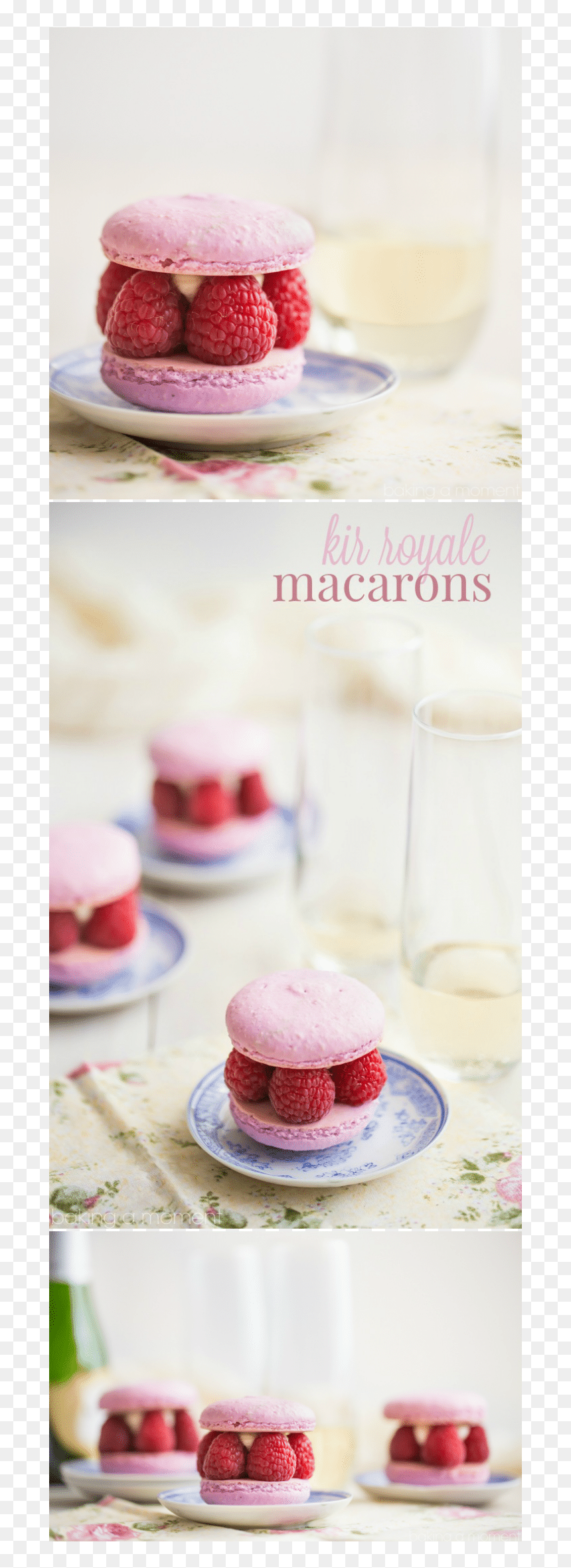 Raspberry & Champagne Come Together In These Gorgeous - Buttercream, HD Png Download - macarons png