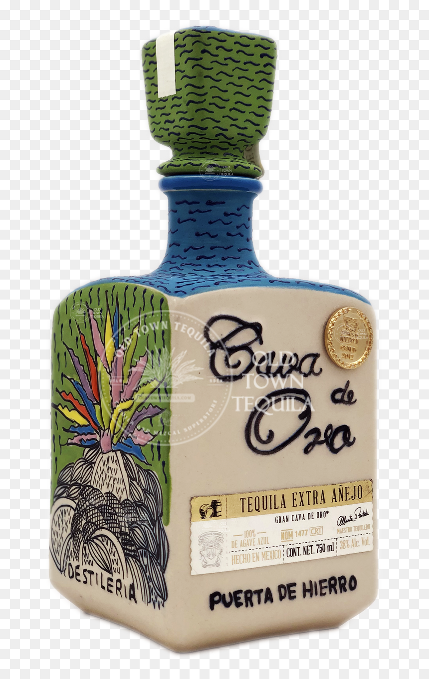 Cava De Oro 2019 Ceramic Edition Extra Anejo Tequila - Glass Bottle, HD Png Download - agave plant png