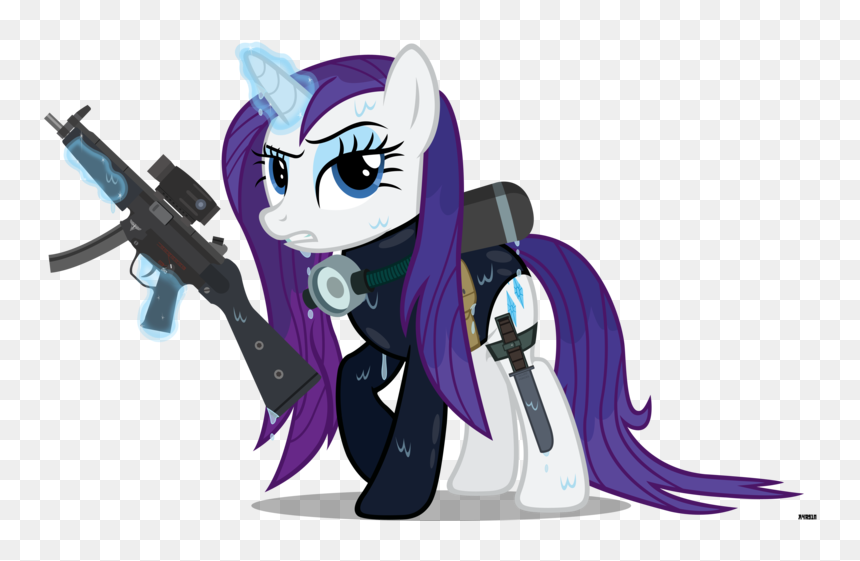 My Little Pony Wet Rarity, HD Png Download - mp5 png