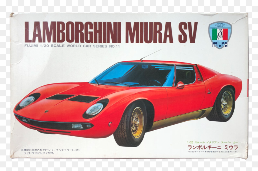 Www - Maquette - Hk - フジミ 模型 ワールド カー シリーズ, HD Png Download - lamborghini countach png