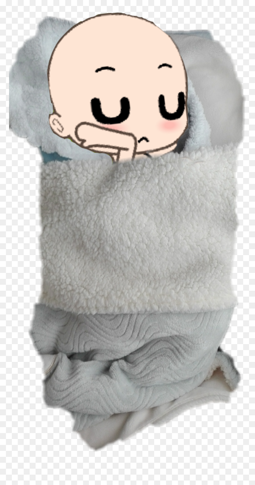 #cute #gacha #baby #blanket #aw - Gacha Cute Babies, HD Png Download - baby blanket png