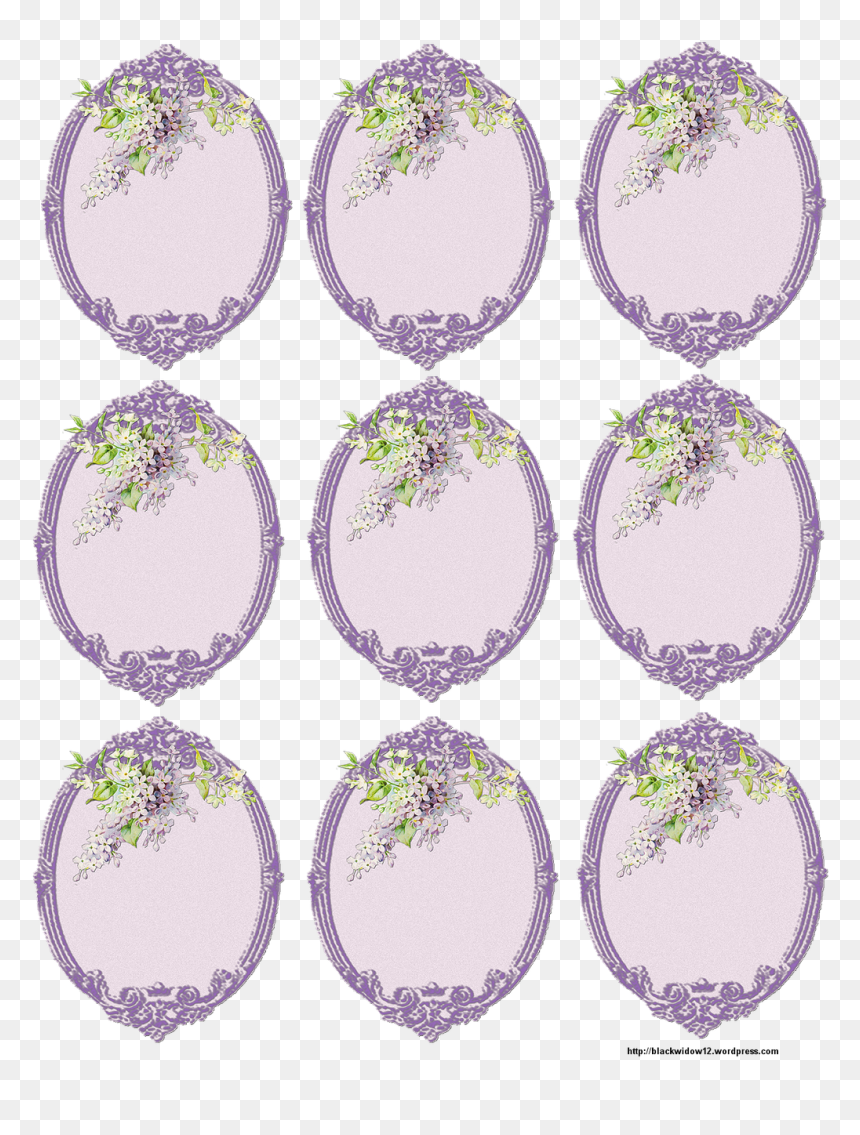 Sheet Of Lilac Tags Vintage Tags, Vintage Labels, Printable - Lavender Printable Gift Tags, HD Png Download - vintage labels png