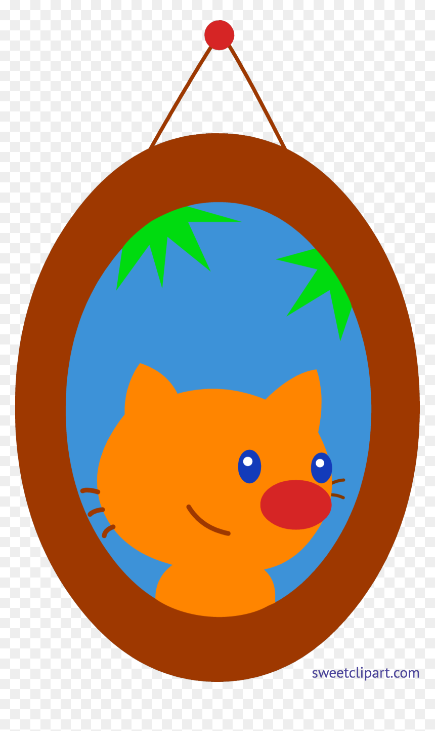 Pet Cat Framed Portrait Clip Art - Clip Art, HD Png Download - roger rabbit png