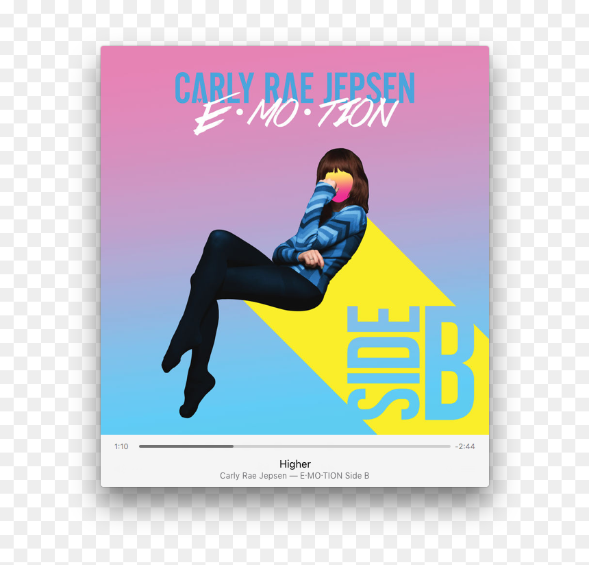 Carly Rae Jepsen Emotion Side B, HD Png Download - carly rae jepsen png