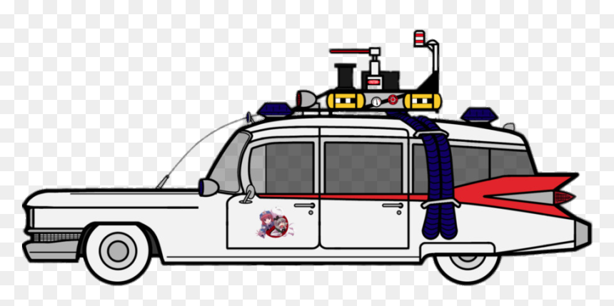 Ecto 1 Clipart, HD Png Download - ghostbusters slimer png