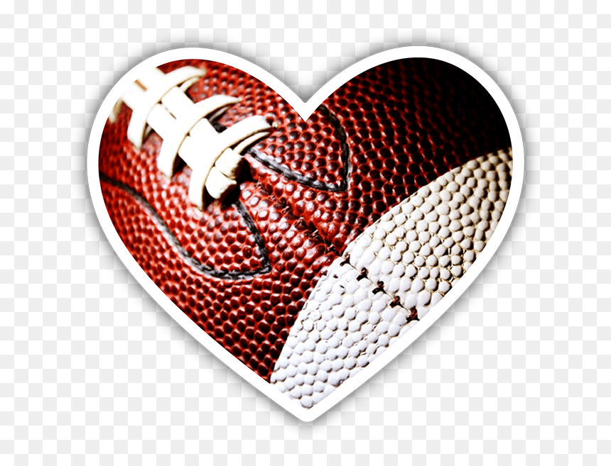 Usa Football, HD Png Download - football heart png