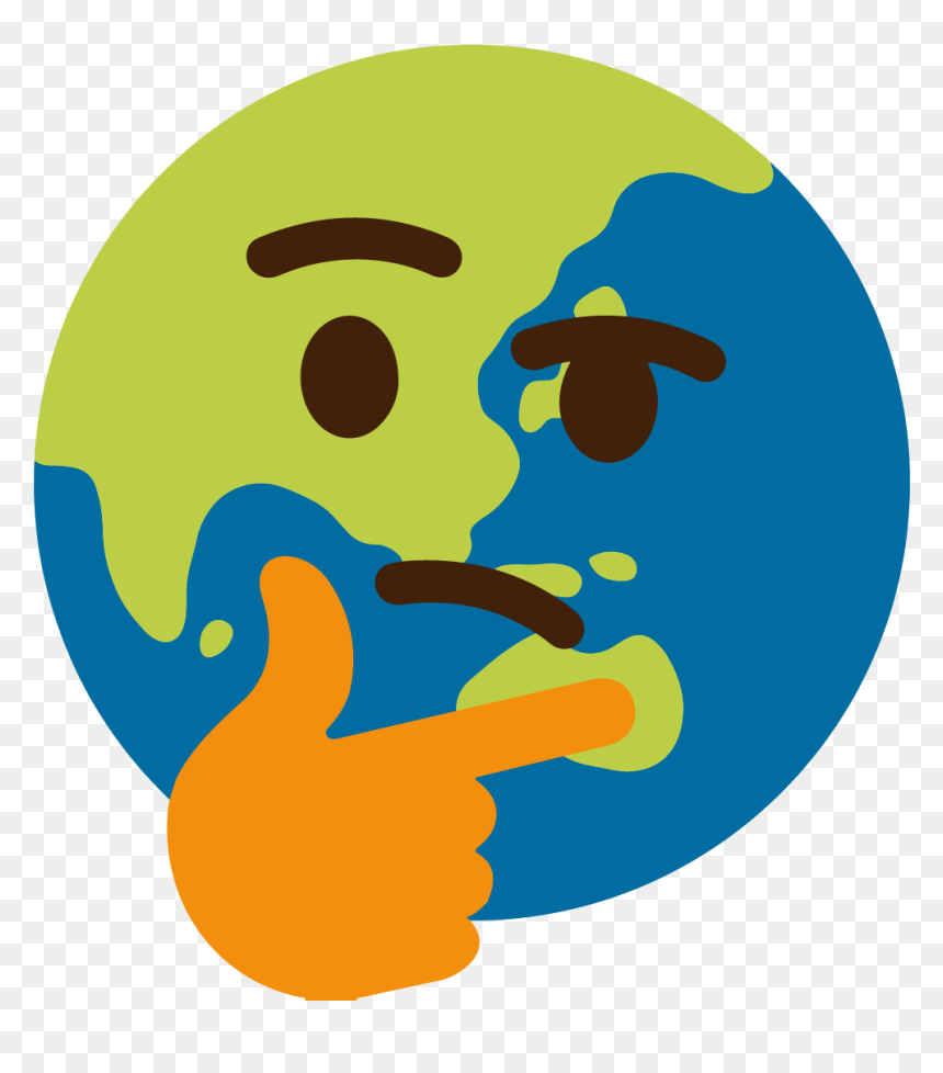 Bisexual Emoji, HD Png Download - thinking emoji meme png