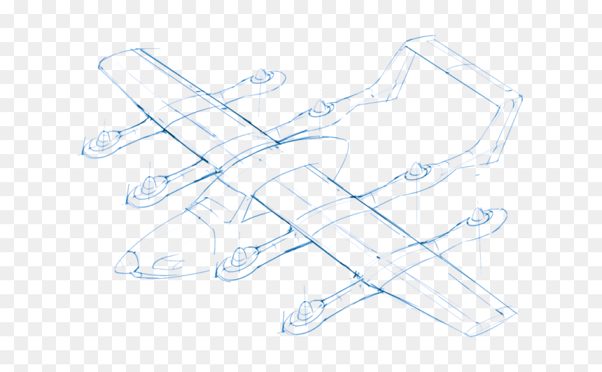 Sketch, HD Png Download - airplane with banner png