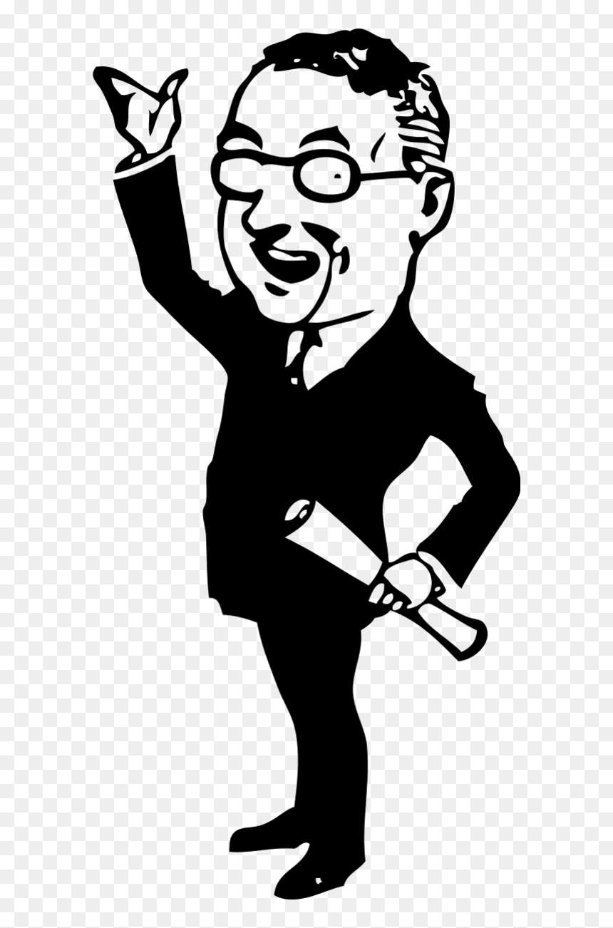Business Man Holding Paper And - Businessman Clip Art, HD Png Download - hand holding paper png