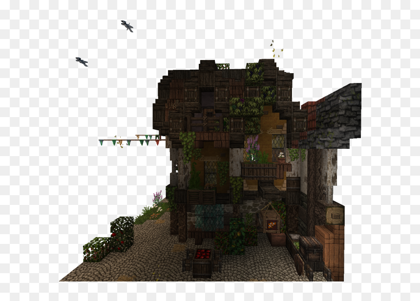 Screenshot, HD Png Download - minecraft house png