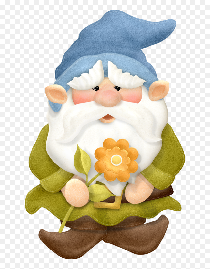 Transparent Gnome Hat Png - Flower Gnome Clipart, Png Download - gnome hat png