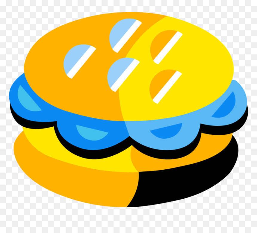 Vector Illustration Of Fast Food Hamburger Meal In, HD Png Download - hamburger vector png