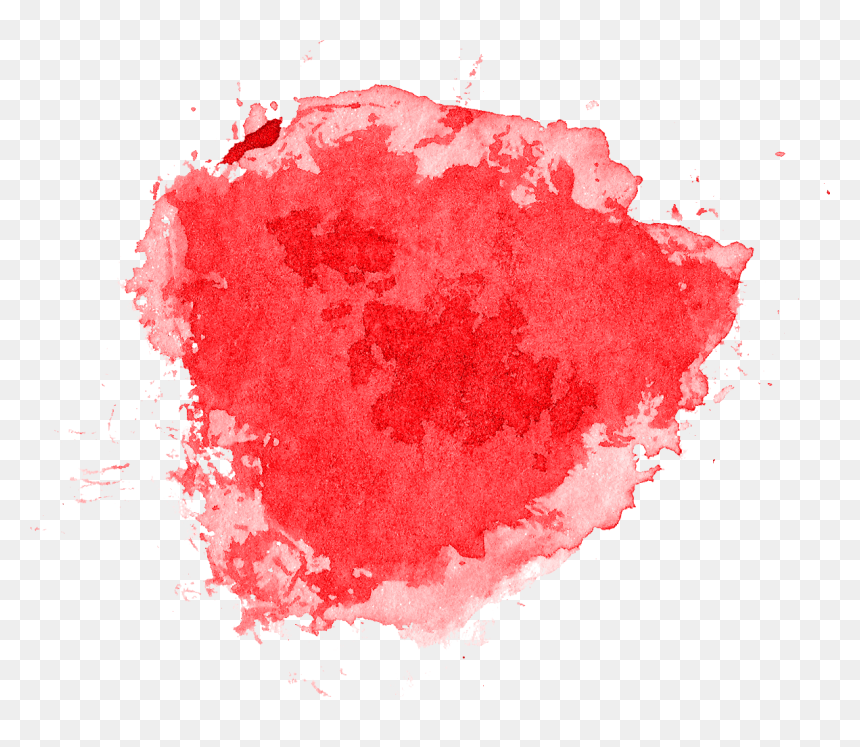 Watercolor Blob Png, Transparent Png - red watercolor png