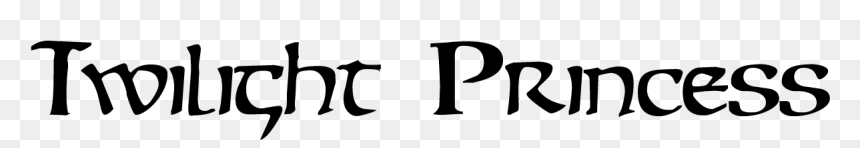 Legend Of Zelda - Legend Of Zelda Typography, HD Png Download - twilight princess hd logo png