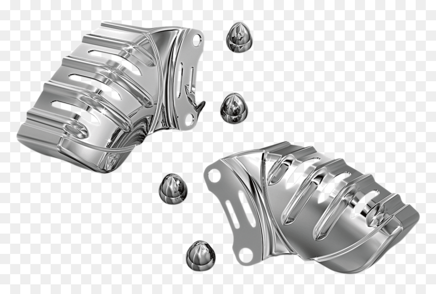 Chrome Harley Brake Caliper Covers, HD Png Download - brembo png
