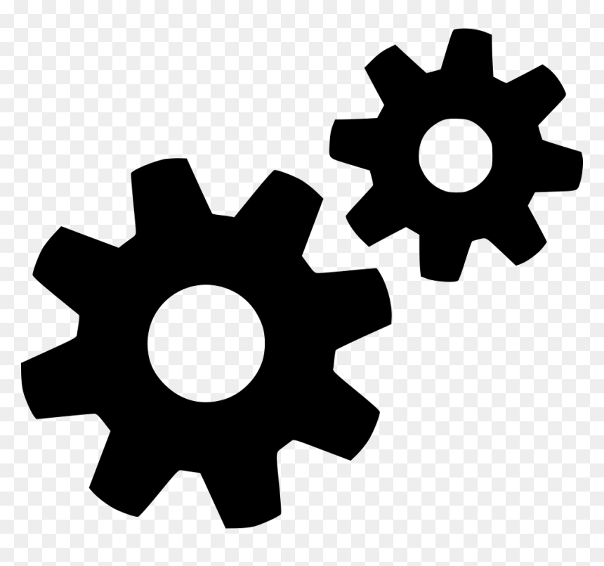 Clip Art Gear Wheel Icon - Gear Wheel Icon Png, Transparent Png - white gear png